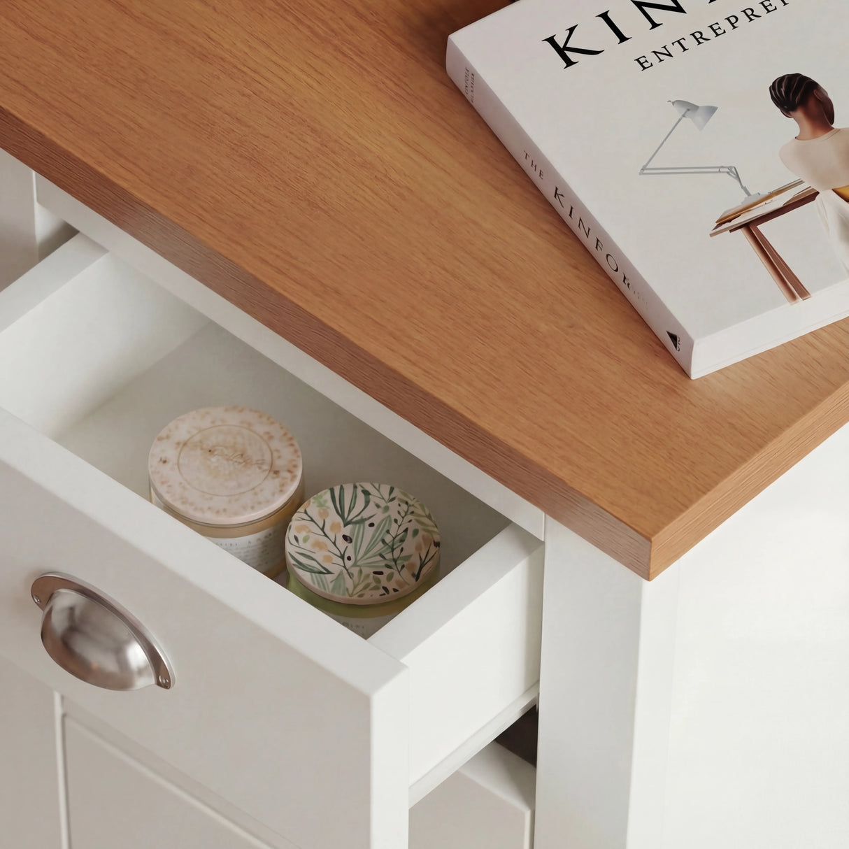 3 Drawer Bedside Table - Nightstand With Drawers