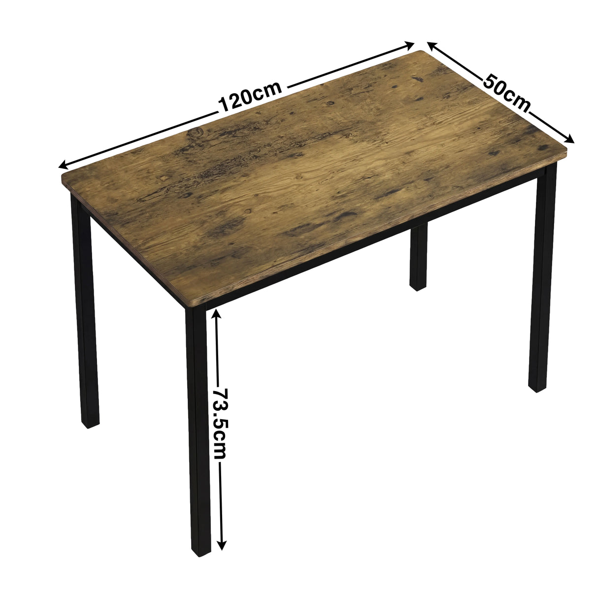 Rustic Computer Table - Gaming Home Office Desk