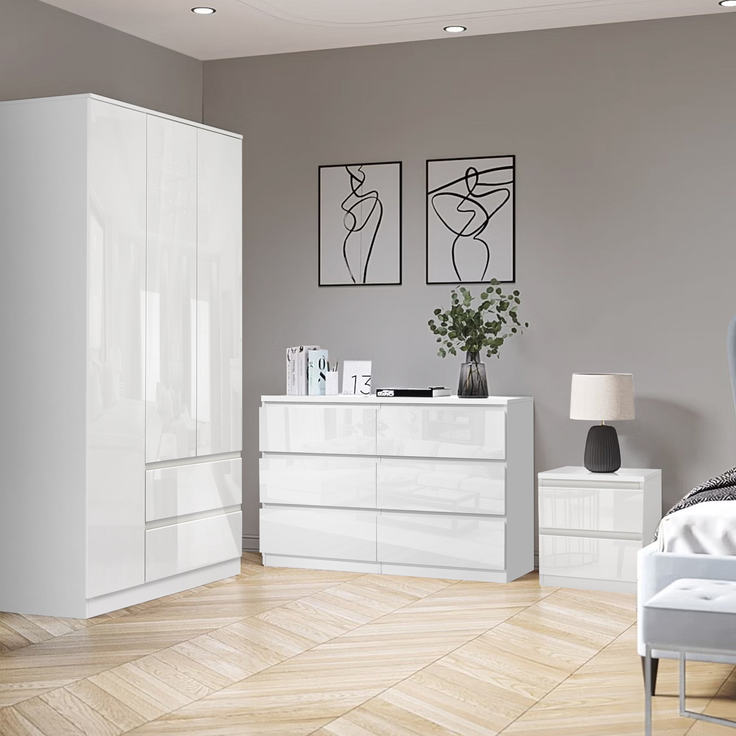 white bedroom furniture set