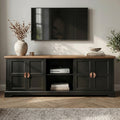Bellford Large Black Painted TV Unit with Storage , 170cm