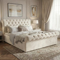 Chesterfield Ottoman Storage Bed - Side Lift Ottoman Bed Frame