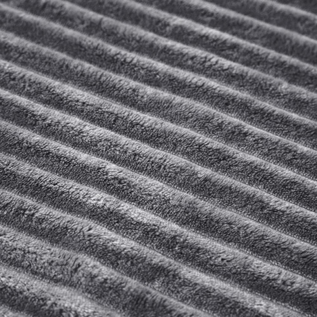 Close-up of textured fabric with horizontal lines