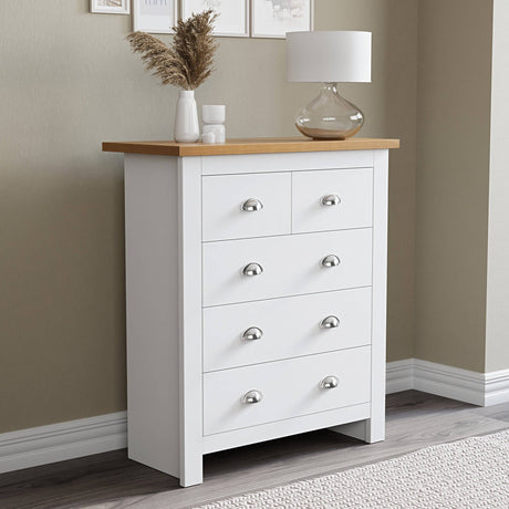 Stylish legs for chest of drawers with handles, adding elegance and support.