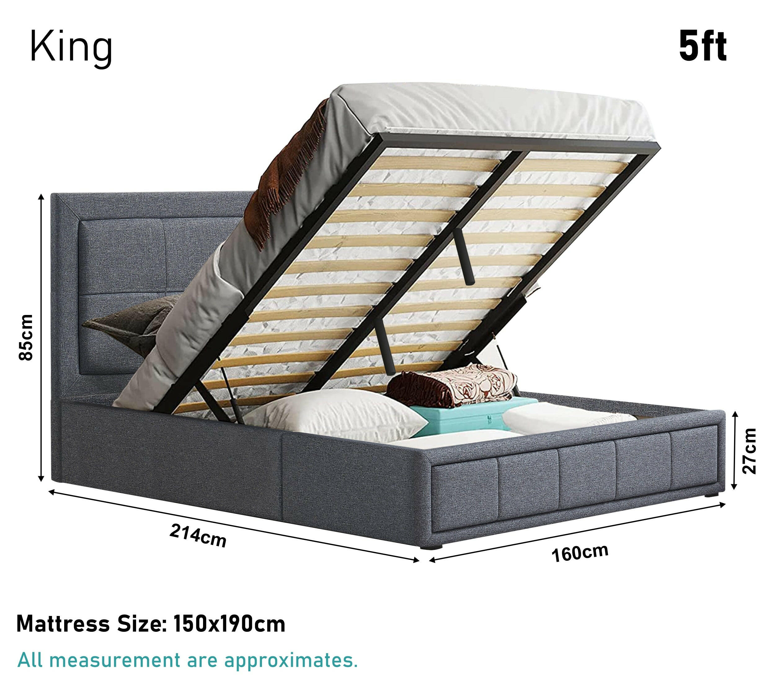 beds king size ottoman