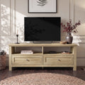 Oskara TV Unit with Storage for TVs up to 55" Oak Effect 120cm