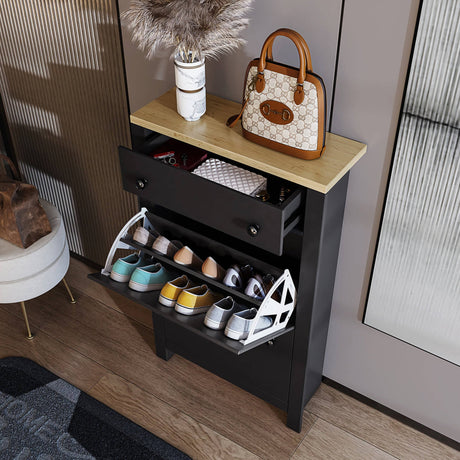 Shoe cabinet with drawer, available at Dream Home Store in UK for efficient shoe storage.