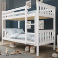 Solid Wood Detachable Double Bunk Bed