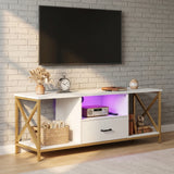 Calvera LED TV Stand with Storage for TVs up to 55" 140cm