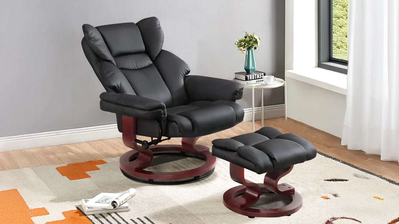 Armchairs With Footstool