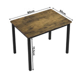 Rustic Computer Table - Gaming Home Office Desk