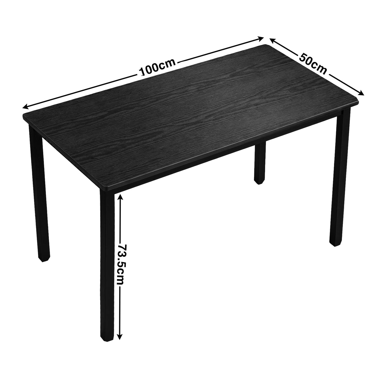 Black Home Office Desk - Gaming Computer Desk