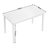 White Computer Desk - Home Office Desk Gaming