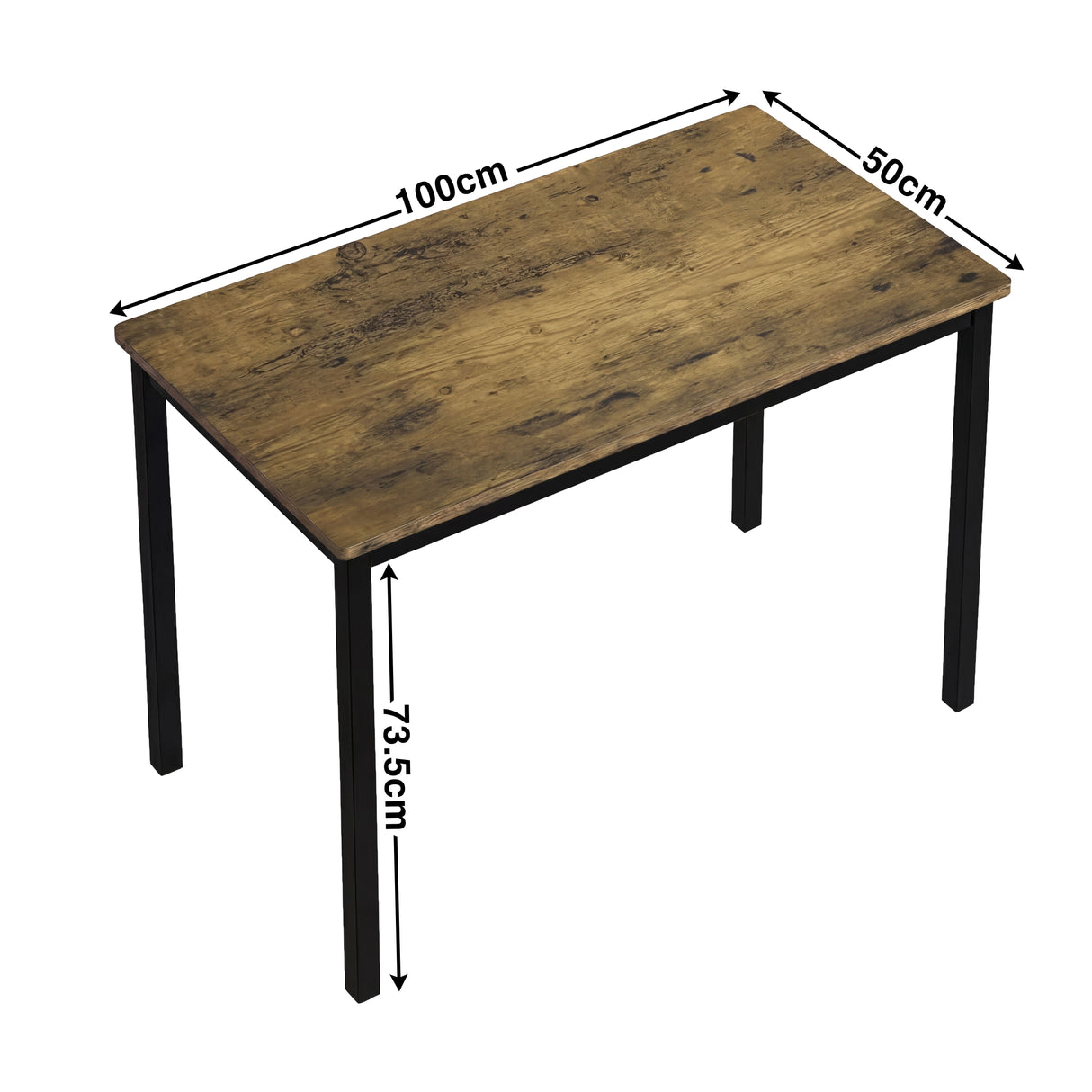 Rustic Computer Table - Gaming Home Office Desk