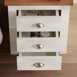 3 Drawer Bedside Table - Nightstand With Drawers