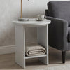 Small Round Side Table for Living Room - Sofa End Table