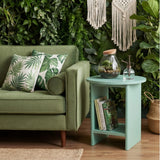 Small Round Side Table for Living Room - Sofa End Table