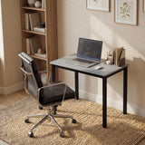 Grey Computer Desk - PC Home Office Study Table