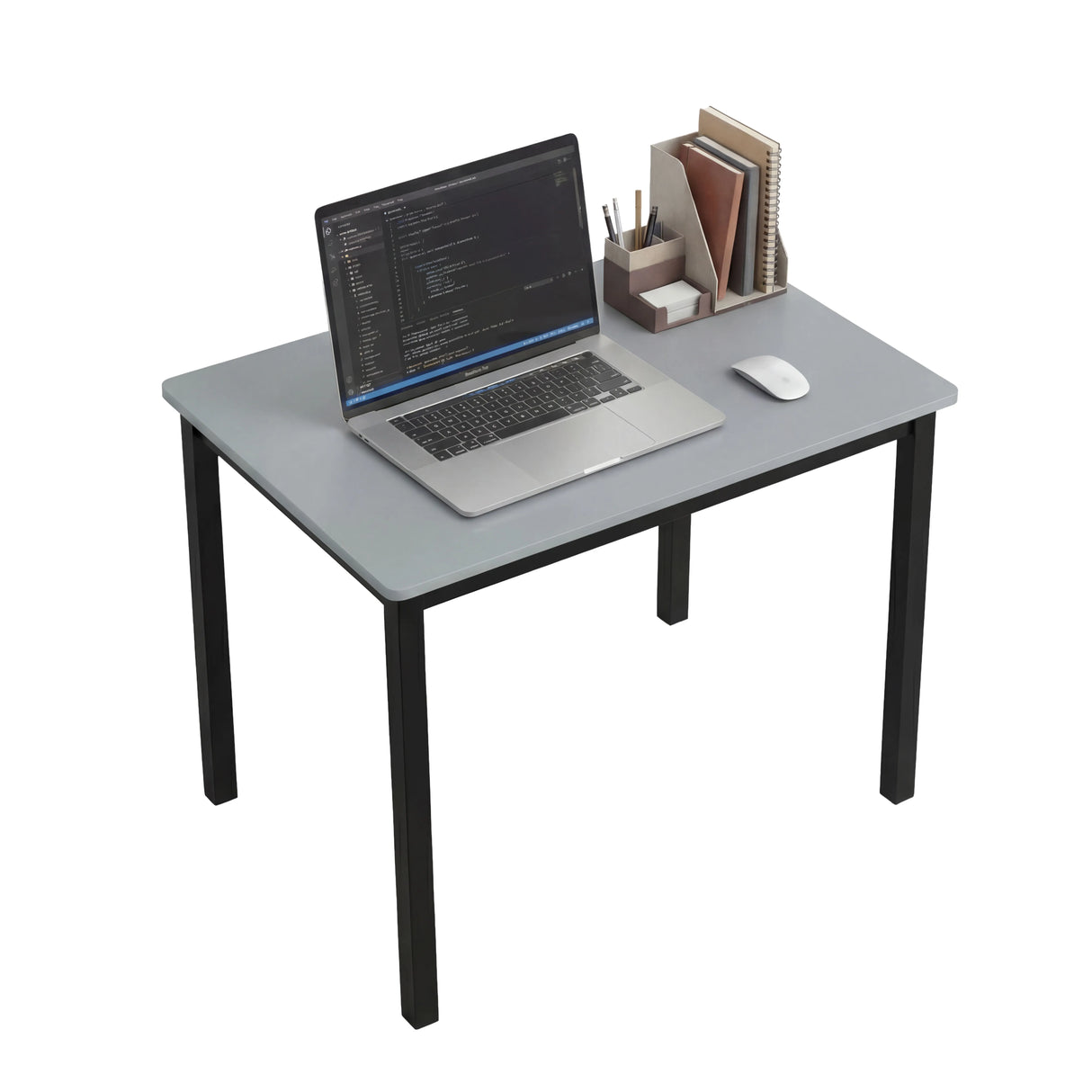 Grey Computer Desk - PC Home Office Study Table