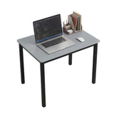 Grey Computer Desk - PC Home Office Study Table