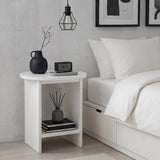 Small Round Side Table for Living Room - Sofa End Table