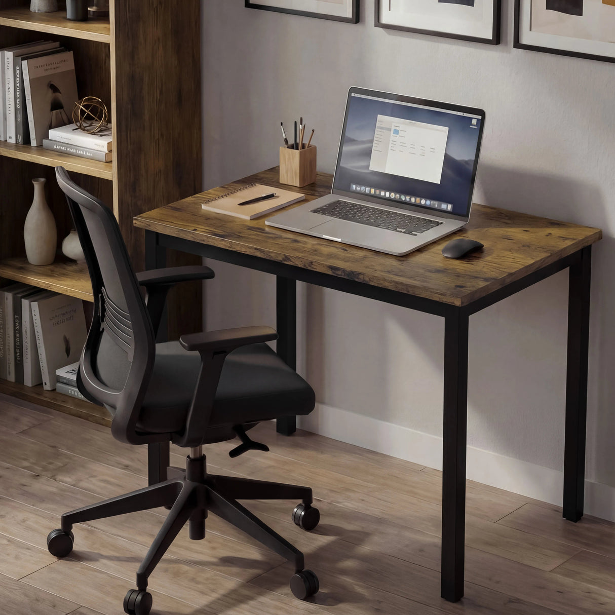 Rustic Computer Table - Gaming Home Office Desk