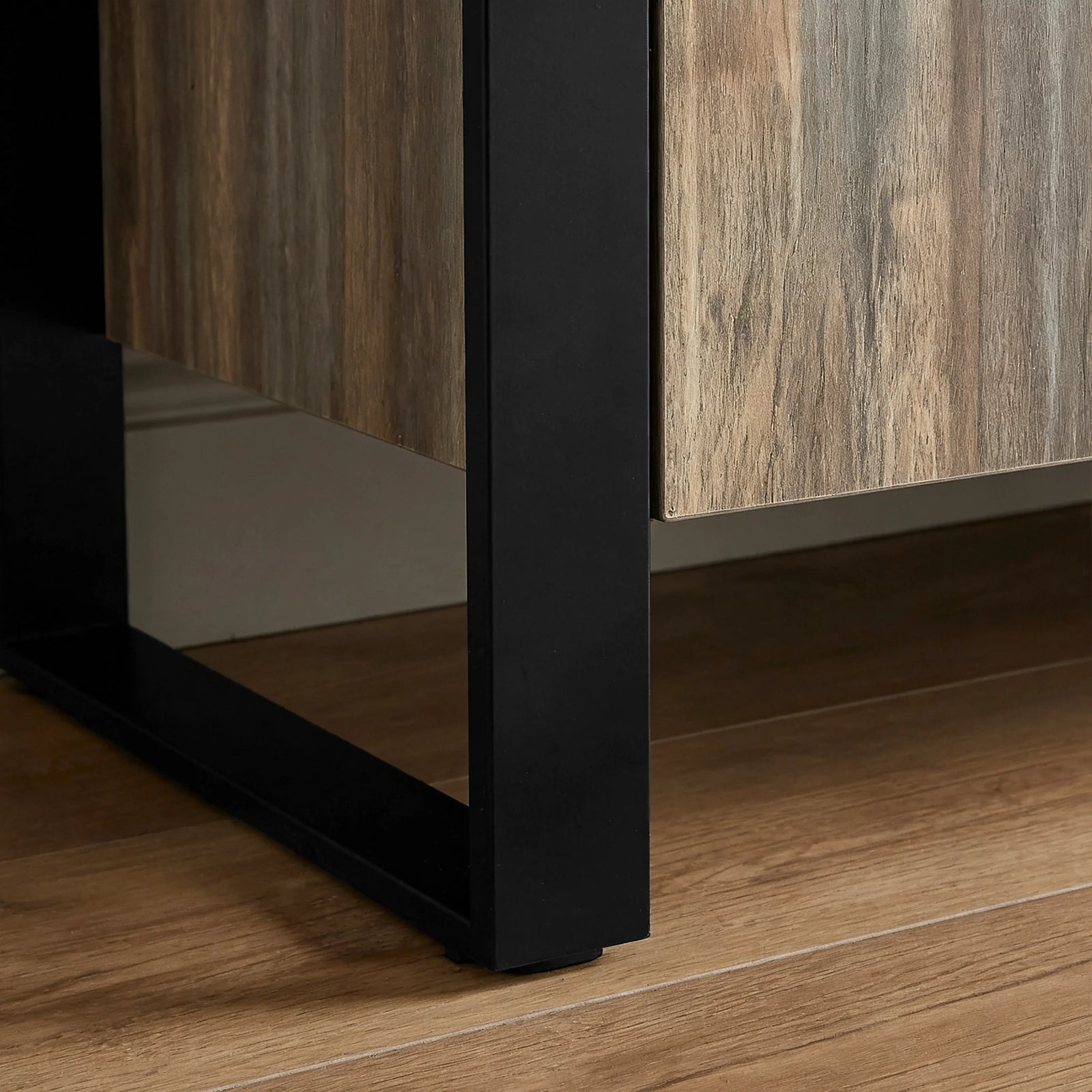 Ironmere Smokey Oak Sideboard with Drawers and Doors