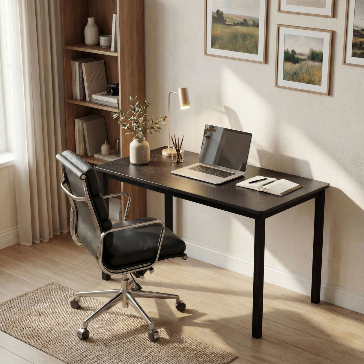 Black Home Office Desk - Gaming Computer Desk