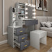 Dressing Table with Mirror and Lights, Drawers - Vanity Makeup Table