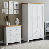 Shaker 2 Door Wardrobe, 4 Chest of Drawers - Bedroom Set