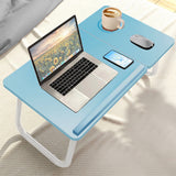 Portable Height Adjustable Laptop Table with Cup Holder