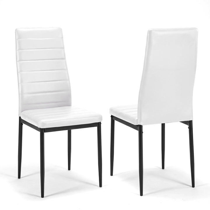 PU Leather Modern Dining Chairs Set of 4, 6 and 8