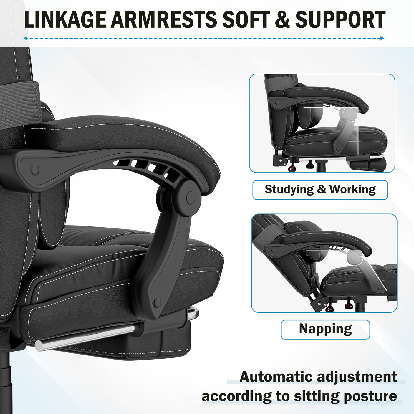 Premium Executive Office Chair - Reclining Swivel Chair