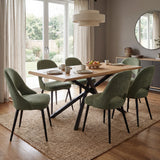 Xylon 4-6 Seater Dining Table and Chairs Set
