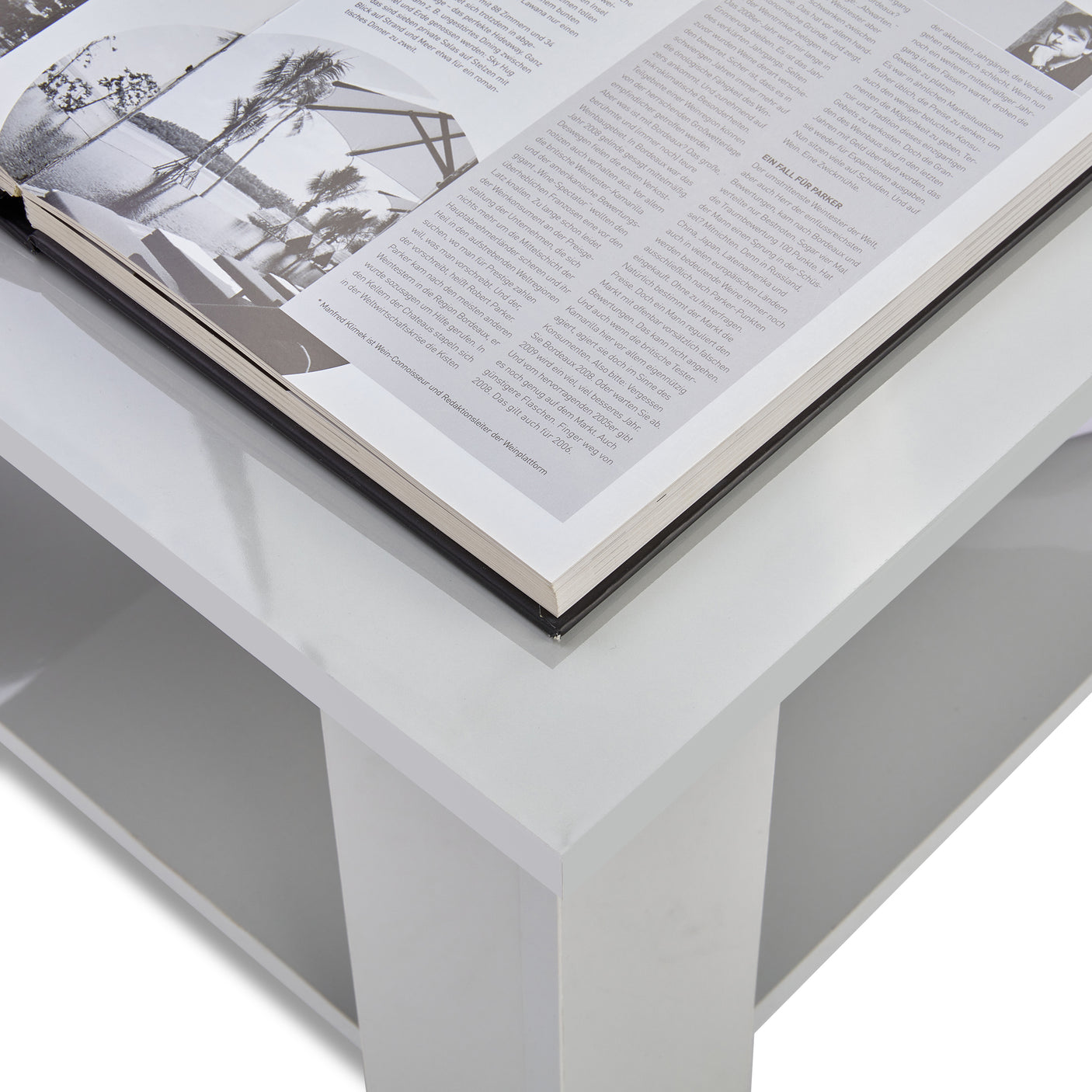 High Gloss Lift Up Coffee Table With Storage
