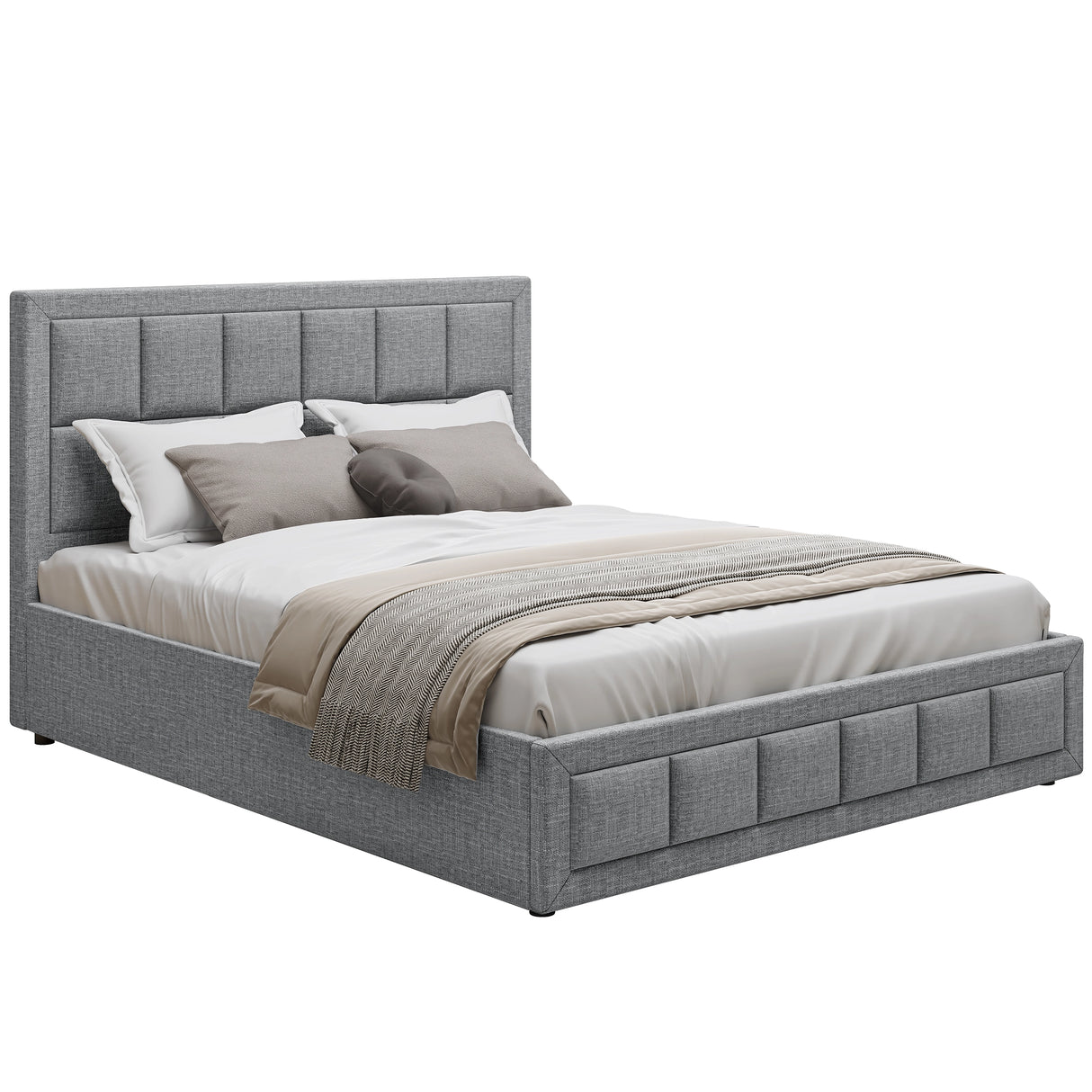 Blisswood Super King Size Ottoman Bed Frame With Storage