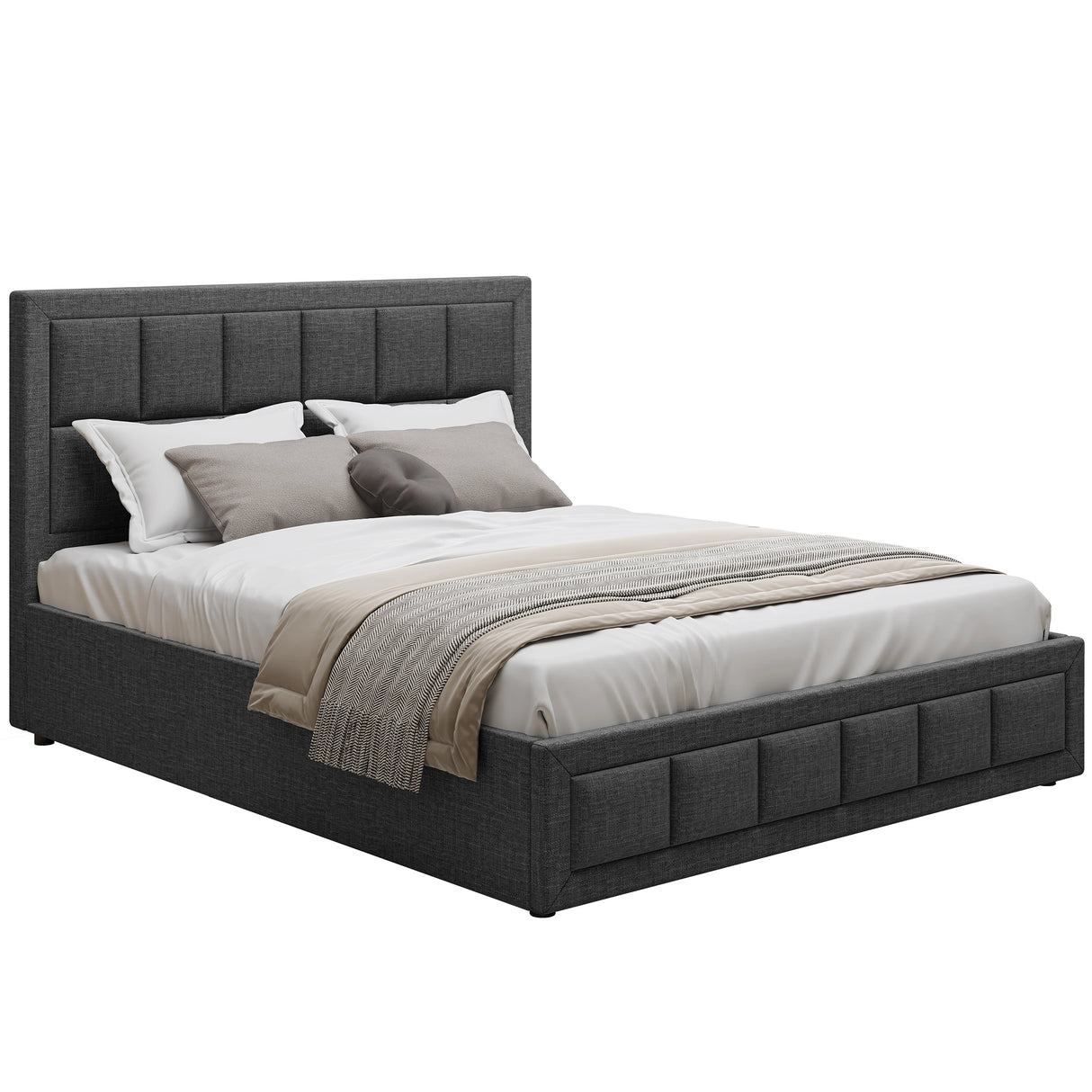 Blisswood Super King Size Ottoman Bed Frame With Storage
