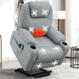 Riser Recliner Chair With Cup Holder, Heat and Massage