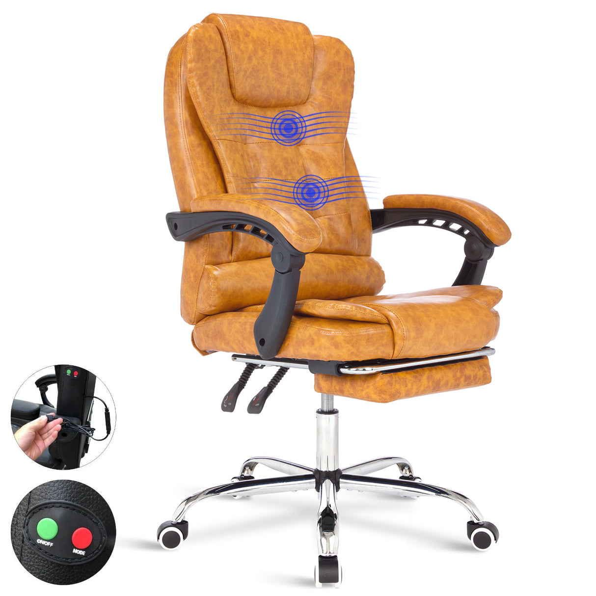 Discover the best 2-point office massage chair by Blisswood for ultimate relaxation and comfort.