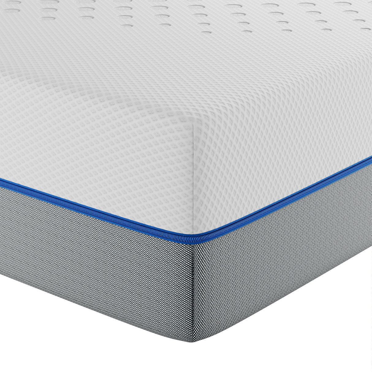 plush 20 cm mattress uk model with smooth top cover, displayed with feature highlight for easy maintenance