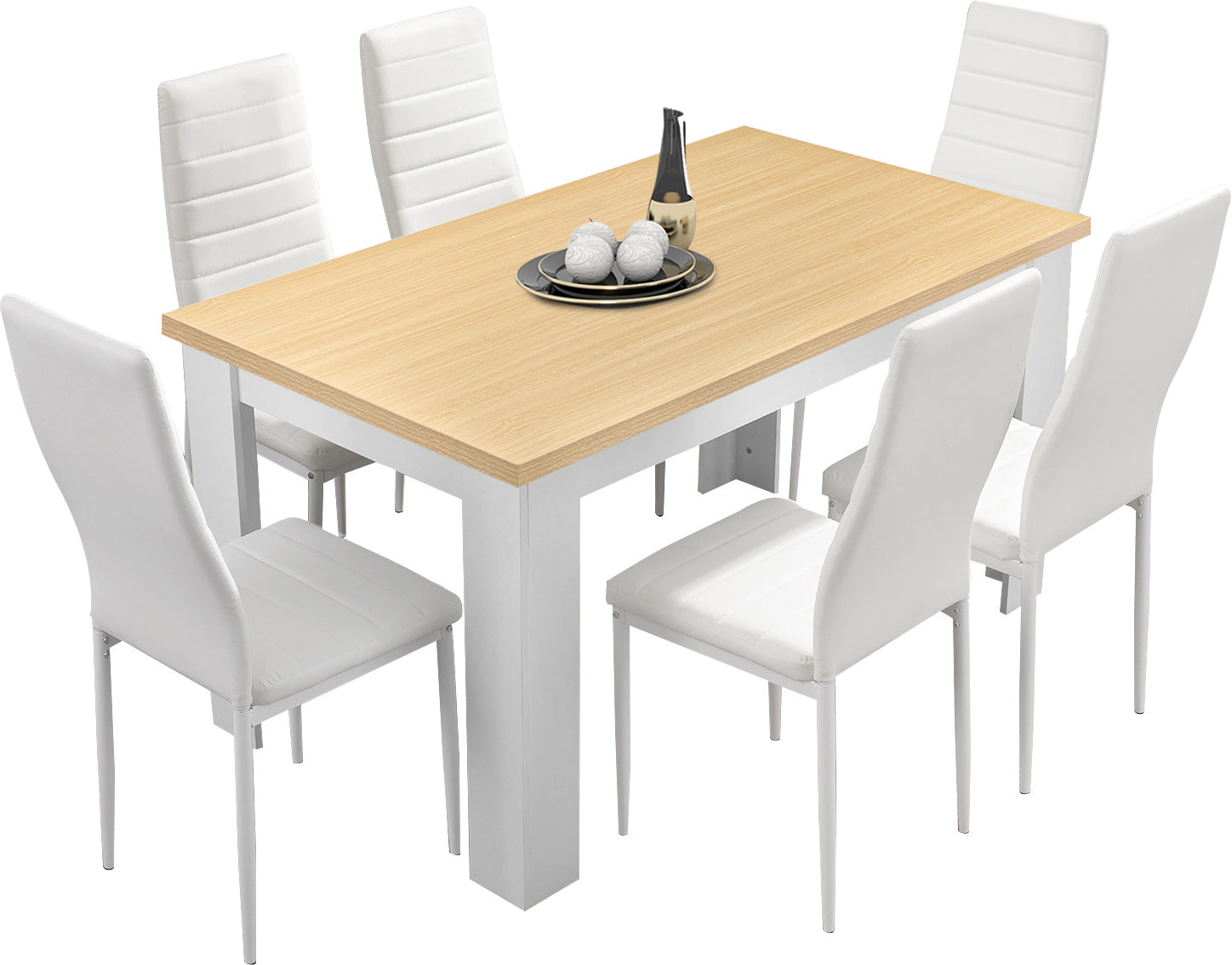 Blisswood  EleganceCraft Dining Table with 6 Chairs