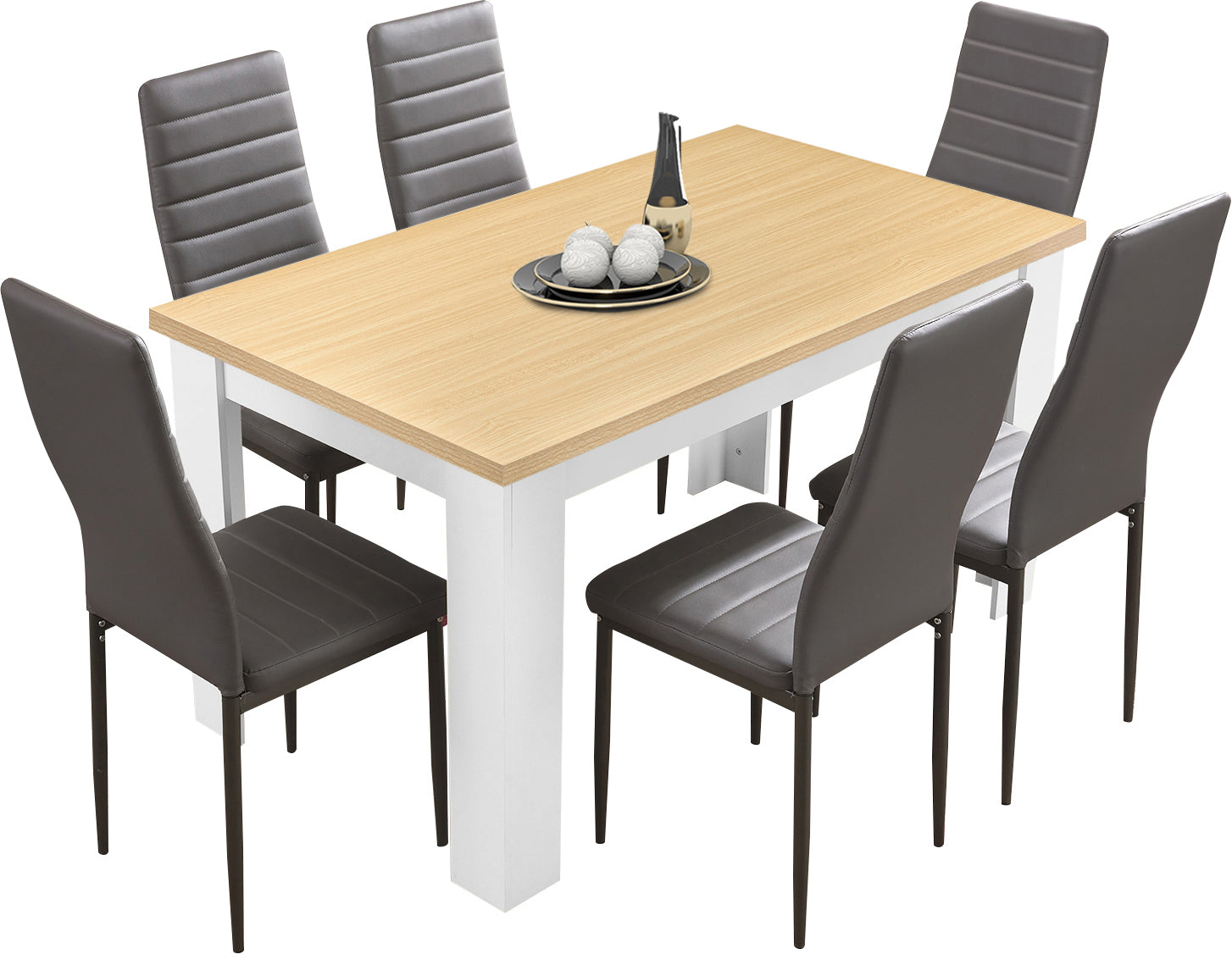 Blisswood  EleganceCraft Dining Table with 6 Chairs