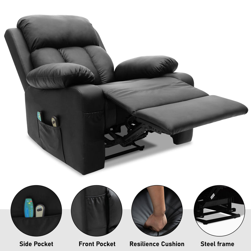 massage chair with heat