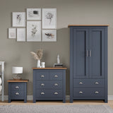 Shaker 3 Piece Bedroom Set - Wardrobe with Chest of Drawers