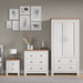 Shaker 3 Piece Bedroom Set - Wardrobe with Chest of Drawers