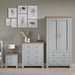 Shaker 3 Piece Bedroom Furniture Set - Wardrobe and Chest of Drawers