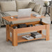 Lift top Coffee Table with Storage | Lift up Center Table 100cm Wide