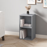 Bookcase Cube Storage Unit - Tall Narrow Bookshelf