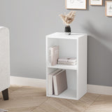 Bookcase Cube Storage Unit - Tall Narrow Bookshelf