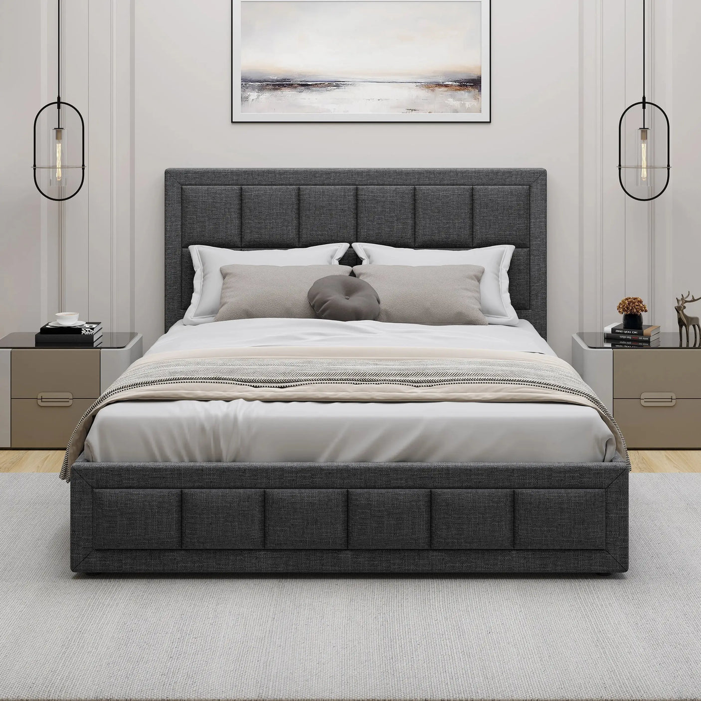 Blisswood Small Double Ottoman Bed With Storage