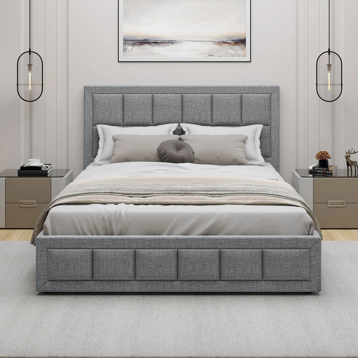Blisswood Small Double Ottoman Bed With Storage